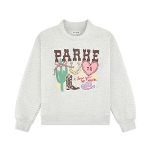 Parke Texas Graphic Mockneck nwt